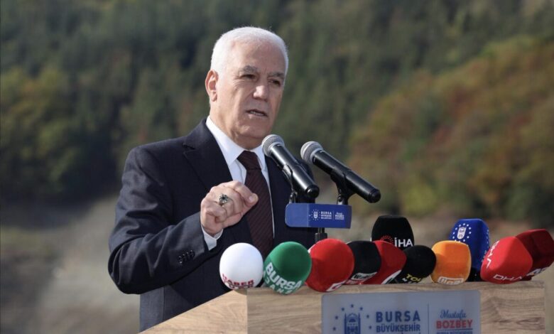 Bursa Baraj Krizi Mustafa Bozbey Açıklama Kaynak: Bursa Büyükşehir Belediyesi