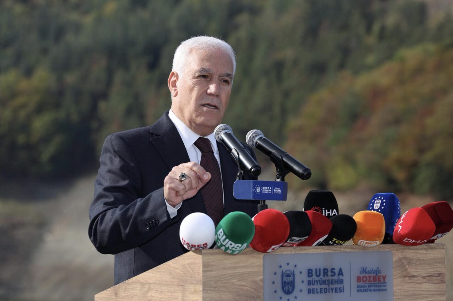 Bursa Baraj Krizi Mustafa Bozbey Açıklama Kaynak: Bursa Büyükşehir Belediyesi